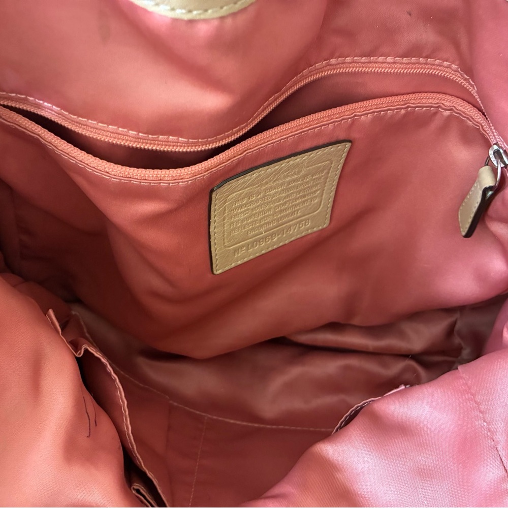Coach Vintage Kristin Signature Op Art Hobo Bag NWOT  Authenticated - Picture 11 of 16